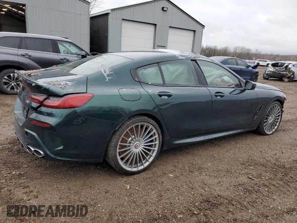 2022 BMW 8 Series with VIN WBAGX0C17NCH35238, listed as a Copart auction lot 81985204 with Not provided miles and Clean title. Bid and sale history available at DreamBid. Image 3.
