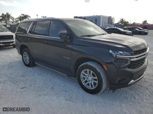 2021 Chevrolet Tahoe LS with VIN 1GNSCMKD4MR299752, listed as a Copart auction lot 50038445 with 69,349 mi miles and Salvage Title. Bid and sale history available at carsss.com. Image 4.