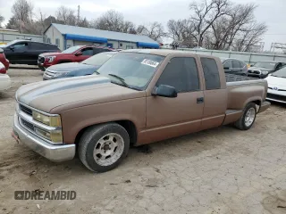 1998 Chevrolet Silverado 1500 with VIN 2GCEC19R5W1236063, listed as a Copart auction lot 85150664 with 236,112 mi miles and Salvage Title. Bid and sale history available at DreamBid. Image 1.
