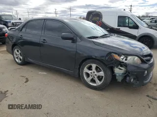 2011 Toyota Corolla L with VIN 2T1BU4EE7BC722325, listed as a Copart auction lot 50151355 with 119,688 mi miles and Salvage Title. Bid and sale history available at carsss.com. Image 4.