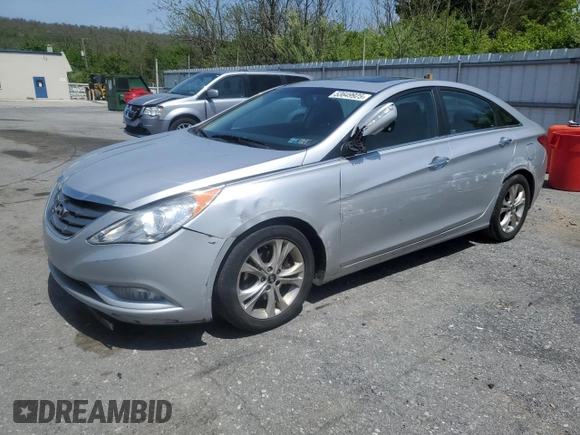 2013 Hyundai Sonata Limited with VIN 5NPEC4AC6DH797229, listed as a Copart auction lot 53649925 with 171,550 mi miles and Salvage Title. Bid and sale history available at DreamBid. Image 1.