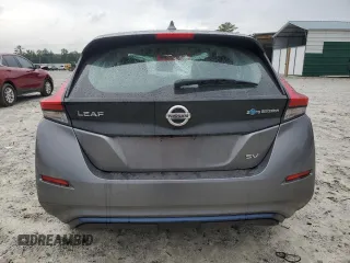 2018 Nissan LEAF SV with VIN 1N4AZ1CP1JC307031, listed as a Copart auction lot 58869215 with 99,621 mi miles and Salvage title. Bid and sale history available at DreamBid. Image 6.