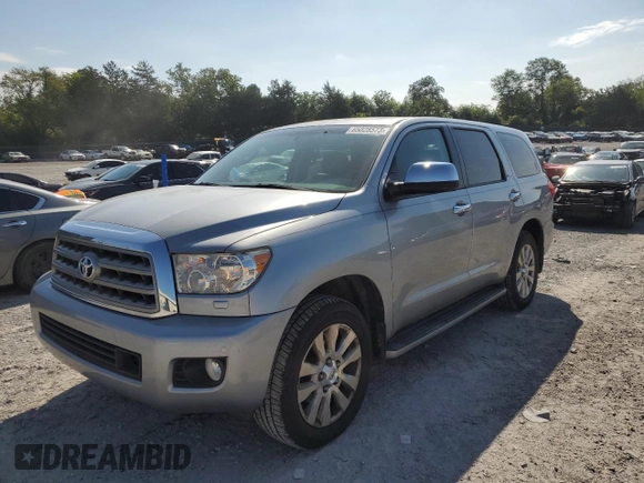 2016 Toyota Sequoia Platinum with VIN 5TDDW5G15GS143819, listed as a Copart auction lot 65028573 with 109,297 mi miles. Bid and sale history available at carsss.com. Image 1.