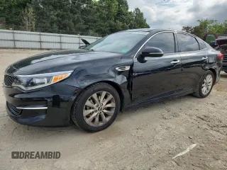 2017 Kia Optima EX with VIN 5XXGU4L33HG141736, listed as a Copart auction lot 63155955 with 195,554 mi miles and Clean title. Bid and sale history available at DreamBid. Image 1.