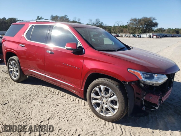 2021 Chevrolet Traverse Premier with VIN 1GNEVKKW8MJ146562, listed as a Copart auction lot 73495002 with 24,420 mi miles. Bid and sale history available at carsss.com. Image 4.