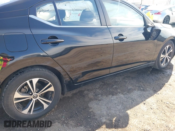 2021 Nissan Sentra SV with VIN 3N1AB8CV6MY221587, listed as a IAAI auction lot 41899533 with 55,317 mi miles and . Bid and sale history available at DreamBid. Image 20.