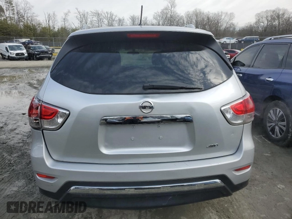 2016 Nissan Pathfinder SV with VIN 5N1AR2MM0GC618149, listed as a Copart auction lot 46074295 with 59,712 mi miles and Clean Title. Bid and sale history available at carsss.com. Image 6.