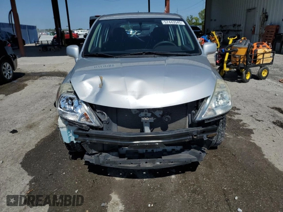 2010 Nissan Versa SL with VIN 3N1BC1CP7AL447706, listed as a Copart auction lot 57443545 with 126,107 mi miles and Salvage title. Bid and sale history available at DreamBid. Image 5.
