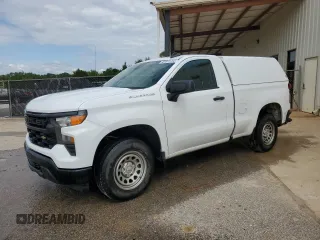 2023 Chevrolet Silverado 1500 Work Truck with VIN 3GCNAAEK8PG365244, listed as a Copart auction lot 54698085 with 114,391 mi miles and Clean Title. Bid and sale history available at DreamBid. Image 1.