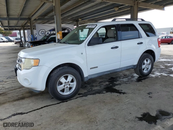 2008 Ford Escape XLT with VIN 1FMCU03148KD90604, listed as a Copart auction lot 53515635 with 185,870 mi miles and Clean Title. Bid and sale history available at carsss.com. Image 1.