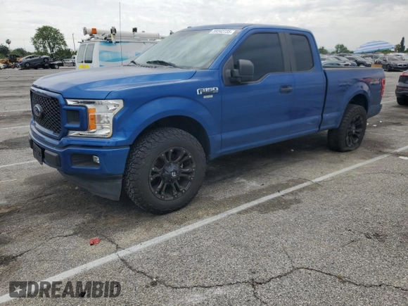 2018 Ford F-150 XL with VIN 1FTEX1CP9JKC83813, listed as a Copart auction lot 59342735 with 63,106 mi miles and Salvage title. Bid and sale history available at DreamBid. Image 1.