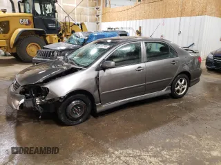2005 Toyota Corolla CE with VIN 1NXBR30E75Z535852, listed as a Copart auction lot 61877985 with 155,030 mi miles and Salvage title. Bid and sale history available at DreamBid. Image 1.