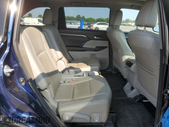 2015 Toyota Highlander Limited with VIN 5TDDKRFH5FS151919, listed as a Copart auction lot 59583645 with 105,543 mi miles and Salvage title. Bid and sale history available at DreamBid. Image 11.