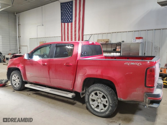 2015 Chevrolet Colorado 4WD LT with VIN 1GCGTBE36F1135328, listed as a Copart auction lot 89311125 with 109,905 mi miles and Salvage Title. Bid and sale history available at carsss.com. Image 2.