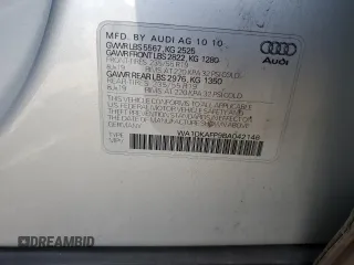 2011 Audi Q5 3.2L Premium Plus with VIN WA1DKAFP9BA042146, listed as a Copart auction lot 48922955 with 194,225 mi miles and Salvage Title. Bid and sale history available at carsss.com. Image 13.