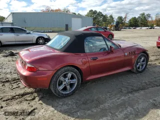 2000 BMW Z3 2.5L with VIN 4USCH9349YLF86391, listed as a Copart auction lot 80476104 with 22,453 mi miles and Salvage Title. Bid and sale history available at carsss.com. Image 3.
