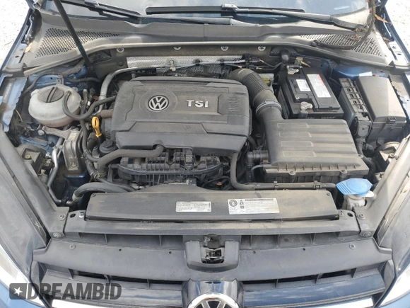 2017 Volkswagen Golf S z VIN 3VW017AU0HM536802, wystawiony jako Copart lot #49988965 z przebiegiem 51 602 mil mil oraz Szkoda całkowita • Salvage title. Historia ofert i sprzedaży dostępna na DreamBid. Obrazek 11.