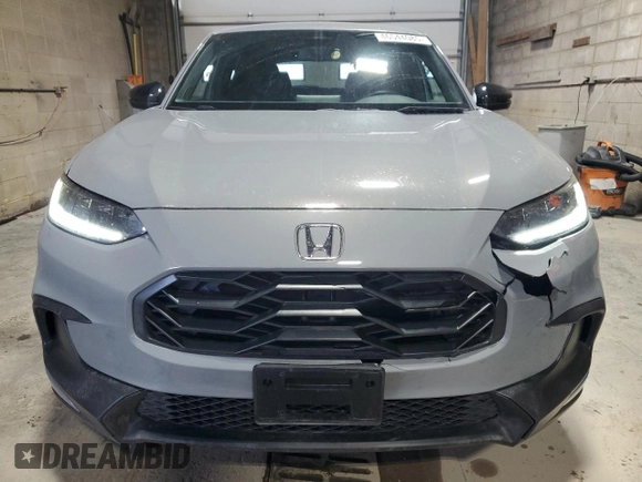 2024 Honda HR-V Sport with VIN 3CZRZ2H57RM751187, listed as a Copart auction lot 46544085 with 15,500 mi miles and Salvage Title. Bid and sale history available at DreamBid. Image 5.