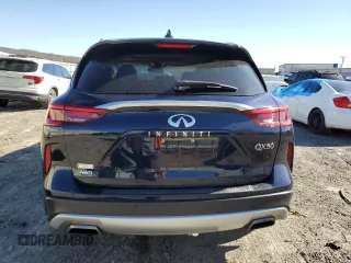 2021 Infiniti QX50 SENSORY with VIN 3PCAJ5CB8MF108806, listed as a Copart auction lot 49581385 with 26,057 mi miles and Salvage Title. Bid and sale history available at carsss.com. Image 6.