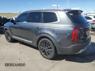 2021 Kia Telluride SX with VIN 5XYP5DHC7MG165582, listed as a Copart auction lot 50205325 with 47,999 mi miles and Salvage Title. Bid and sale history available at carsss.com. Image 2.
