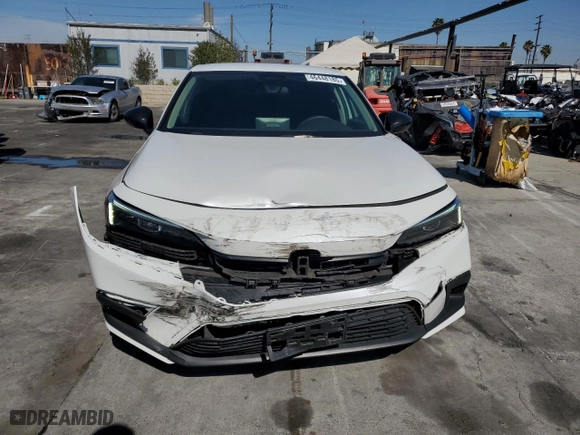2023 Honda Civic Sedan LX with VIN 2HGFE2F26PH555817, listed as a Copart auction lot 46448185 with 23,451 mi miles and Salvage Title. Bid and sale history available at carsss.com. Image 5.