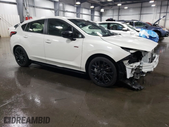 2024 Subaru Impreza RS with VIN JF1GUHJC4R8330982, listed as a Copart auction lot 72083984 with 2,949 mi miles and Salvage Title. Bid and sale history available at carsss.com. Image 4.
