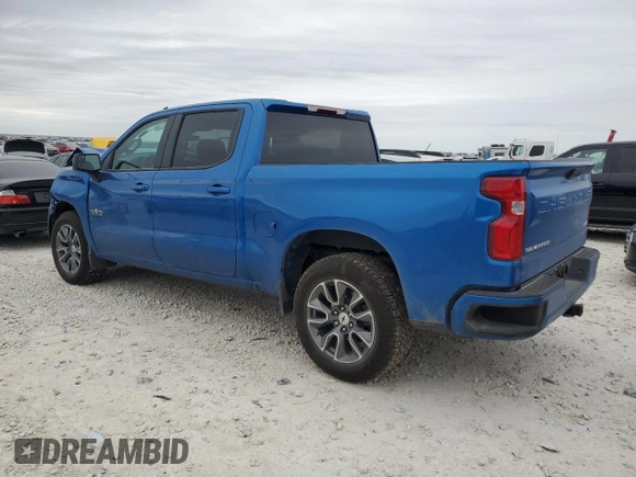 2024 Chevrolet Silverado 1500 RST with VIN 1GCPADED5RZ186884, listed as a Copart auction lot 47168455 with 15,515 mi miles and Salvage Title. Bid and sale history available at carsss.com. Image 2.