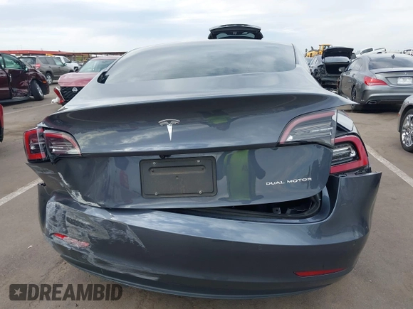 2022 Tesla Model 3 Long Range with VIN 5YJ3E1EB9NF164774, listed as a IAAI auction lot 41915755 with 39,625 mi miles and . Bid and sale history available at DreamBid. Image 16.