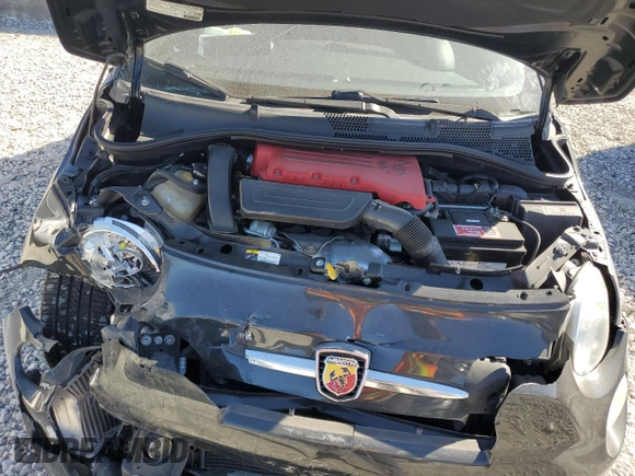 2013 FIAT 500 Abarth with VIN 3C3CFFJH7DT635958, listed as a Copart auction lot 48278615 with 83,841 mi miles and Salvage title. Bid and sale history available at DreamBid. Image 11.