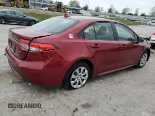 2022 Toyota Corolla LE with VIN JTDEPMAE3NJ197220, listed as a Copart auction lot 51528805 with 23,889 mi miles and Salvage Title. Bid and sale history available at carsss.com. Image 3.