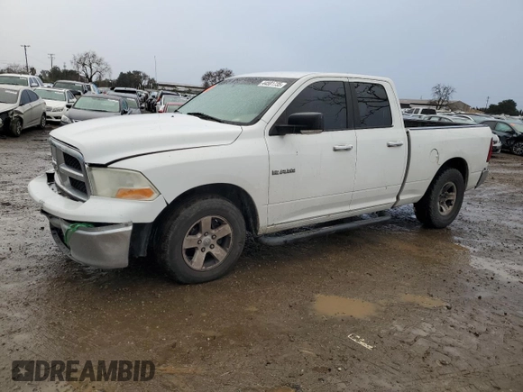 2010 Dodge 1500 SLT z VIN 1D7RB1GP0AS182224, wystawiony jako Copart lot #44581735 z przebiegiem 207 531 mil mil oraz Szkoda całkowita • Salvage title. Historia ofert i sprzedaży dostępna na DreamBid. Obrazek 1.