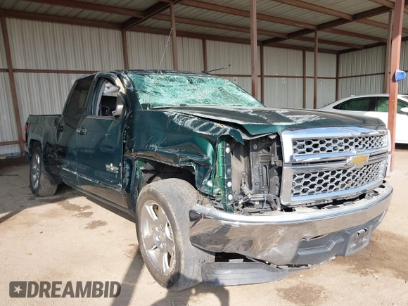 2015 Chevrolet Silverado 1500 LT with VIN 1GCRCREC6FZ161835, listed as a IAAI auction lot 41516896 with 206,305 mi miles. Bid and sale history available at carsss.com. Image 1.