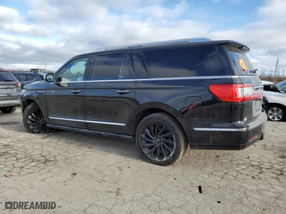 2020 Lincoln Navigator L Black Label with VIN 5LMJJ3TT9LEL06204, listed as a Copart auction lot 83835934 with 0 mi miles and Salvage Title. Bid and sale history available at carsss.com. Image 2.