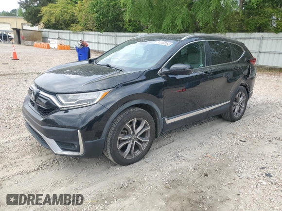 2020 Honda CR-V Touring with VIN 2HKRW2H96LH647305, listed as a Copart auction lot 54689765 with 89,707 mi miles and Salvage title. Bid and sale history available at DreamBid. Image 1.