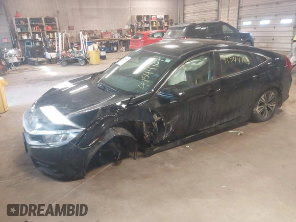 2017 Honda Civic EX-T with VIN 19XFC1E36HE020833, listed as a IAAI auction lot 41544107 with 95,425 mi miles and . Bid and sale history available at DreamBid. Image 2.