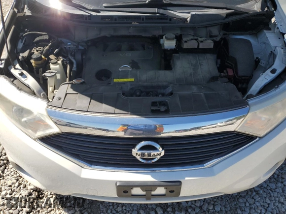 2012 Nissan Quest SL z VIN JN8AE2KP9C9033305, wystawiony jako Copart lot #53201715 z przebiegiem 153 896 mil mil oraz Szkody całkowita. Historia ofert i sprzedaży dostępna na DreamBid. Obrazek 12.