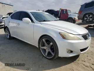 2008 Lexus IS 250 with VIN JTHBK262182063615, listed as a Copart auction lot 44211525 with 147,433 mi miles and Salvage Title. Bid and sale history available at DreamBid. Image 4.