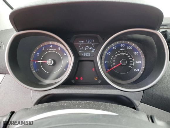 2016 Hyundai Elantra SE with VIN KMHDH4AE8GU484476, listed as a Copart auction lot 57200834 with 43,505 mi miles and Clean Title. Bid and sale history available at carsss.com. Image 9.