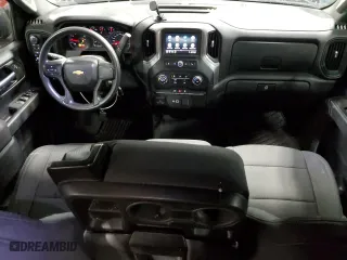 2021 Chevrolet Silverado 1500 Custom with VIN 1GCUYBEF0MZ256840, listed as a Copart auction lot 41638615 with 55,904 mi miles and Salvage Title. Bid and sale history available at carsss.com. Image 8.