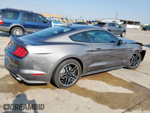 2021 Ford Mustang EcoBoost with VIN 1FA6P8TH6M5105775, listed as a Copart auction lot 53055725 with 5,508 mi miles and Clean title. Bid and sale history available at DreamBid. Image 3.