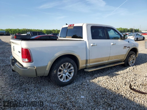 2015 Ram 1500 Laramie Longhorn with VIN 1C6RR7PM8FS560299, listed as a Copart auction lot 53874365 with 116,339 mi miles and Salvage title. Bid and sale history available at DreamBid. Image 3.