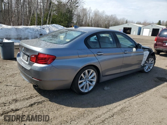 2011 BMW 5 Series 535i xDrive with VIN WBAFU7C52BC782170, listed as a Copart auction lot 52899895 with 145,882 mi miles and Salvage Title. Bid and sale history available at carsss.com. Image 3.