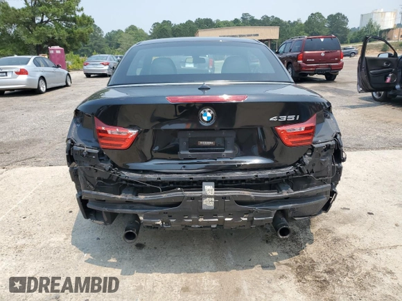 2015 BMW 4 Series 435i with VIN WBA3T3C53F5A40517, listed as a Copart auction lot 58792675 with 77,933 mi miles and Salvage title. Bid and sale history available at DreamBid. Image 6.