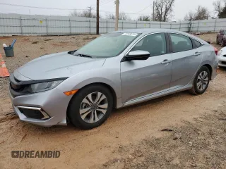 2020 Honda Civic LX with VIN 19XFC2F66LE003974, listed as a Copart auction lot 53022255 with Not provided miles and Salvage title. Bid and sale history available at DreamBid. Image 1.
