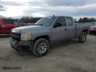 2007 Chevrolet Silverado 1500 Work Truck with VIN 1GCEC19C37Z506718, listed as a Copart auction lot 43644155 with 242,698 mi miles and Clean Title. Bid and sale history available at carsss.com. Image 1.