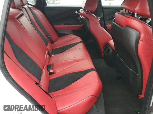 2023 Acura TLX w/A-Spec Package with VIN 19UUB6F58PA005969, listed as a Copart auction lot 45108485 with 0 mi miles and Salvage Title. Bid and sale history available at carsss.com. Image 10.