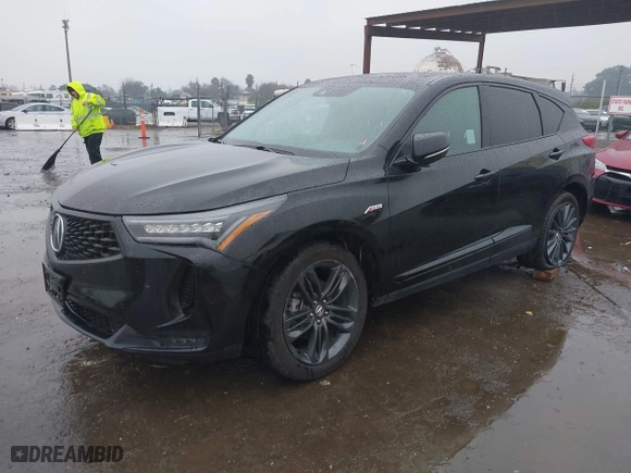 2023 Acura RDX w/A-Spec Package with VIN 5J8TC2H65PL011711, listed as a IAAI auction lot 41354679 with 20,432 mi miles. Bid and sale history available at carsss.com. Image 17.