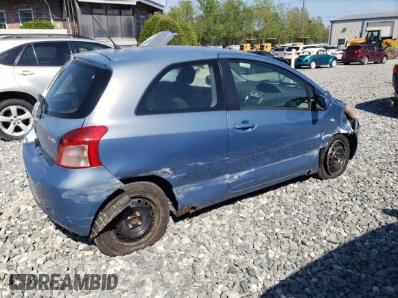 2007 Toyota Yaris with VIN JTDJT923275134917, listed as a Copart auction lot 56901845 with 100,574 mi miles and Clean Title. Bid and sale history available at DreamBid. Image 3.