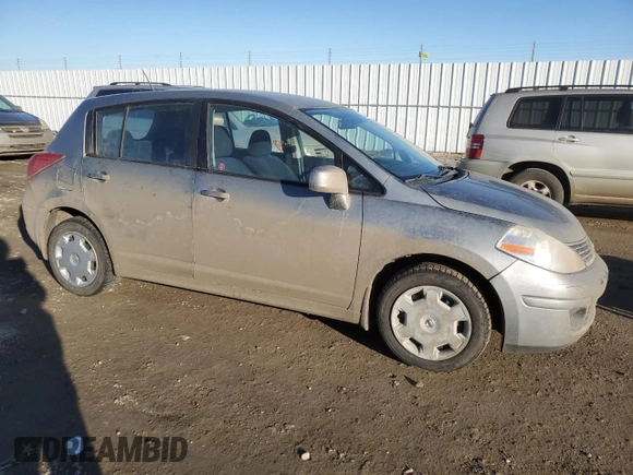 2007 Nissan Versa 1.8 S with VIN 3N1BC13E37L430117, listed as a Copart auction lot 48008845 with 255,460 mi miles and Salvage Title. Bid and sale history available at carsss.com. Image 4.