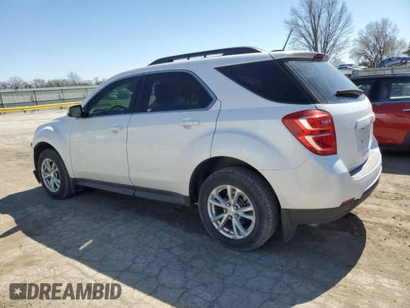 2016 Chevrolet Equinox LT with VIN 2GNALCEKXG1137508, listed as a Copart auction lot 49592905 with 71,289 mi miles and Salvage Title. Bid and sale history available at carsss.com. Image 2.